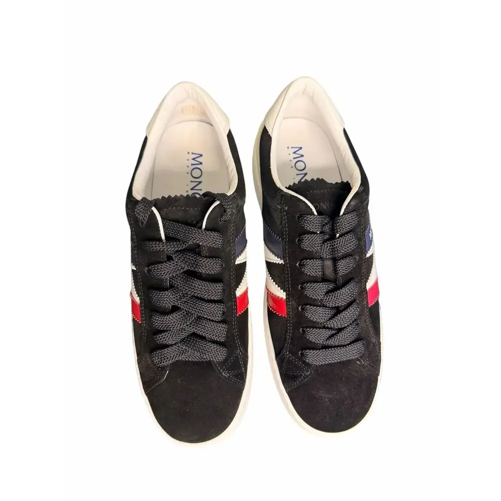 Moncler NIB Monaco M Sneakers in Black/White Tricolor Size 40
